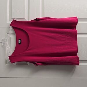 Studio 1940 - Bright Pink Sleevless Top/Shell   - 18/20W - EUC